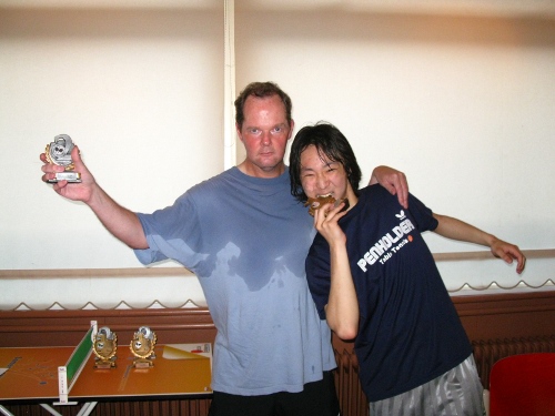 Klasse C, Hoofdronde, Nr. 1: Kento Nomura (rechts) & Nr. 2: Albert Termeulen (links)