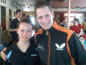 A-Poule 2e plaats: Jacco Schoone (Hotak) & Jessica Prinsen (Hotak)