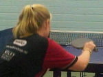 Melissa verloor deze 5-setter nipt van Aura met 8-11 in de 5e game