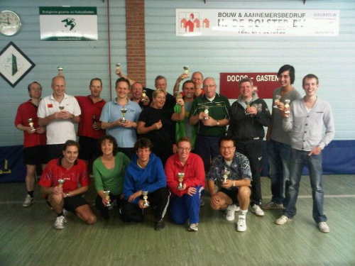 Clubkampioenschap DUBBEL 2011 - ALLE prijswinnaars