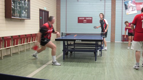 Foto 08: Lopen en spinnen maar (ik ben benieuwd of deze bal raak was :D)