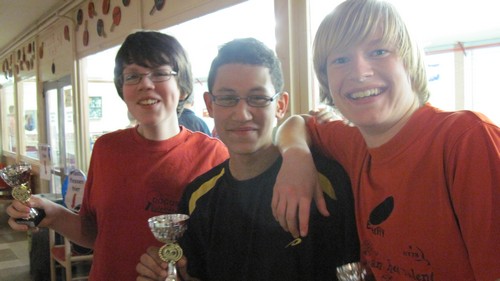 Foto 12: De jeugd was goed vertegenwoordigd... Michael, Mischa & Thije hadden alledrie prijs!