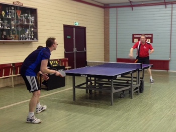 Wed. 05 (A-Z) John - Timo (11-6, 13-11, 11-6: uitslag 3-0)