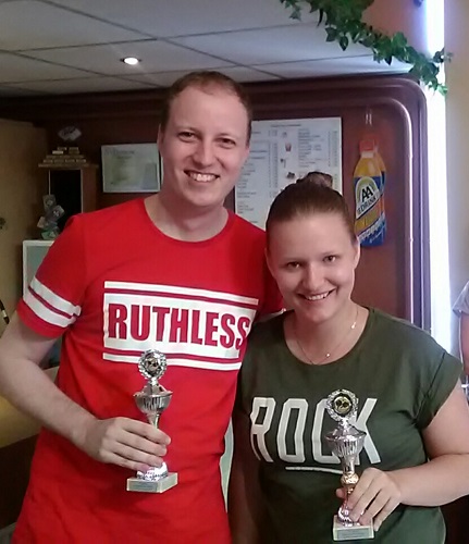 Poule A, 1e plaats: Wouter Kalshoven + Demelsa Basie Poule A, 1e plaats: Wouter Kalshoven + Demelsa Basie