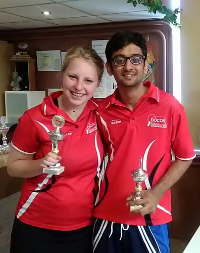 Poule B, 1e plaats: Shubham Vyas + Bianca de Haas Poule B, 1e plaats: Shubham Vyas + Bianca de Haas